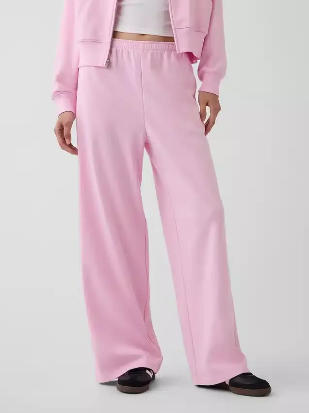 Pantaloni della tuta larghi in felpa Vintagesoft a vita media