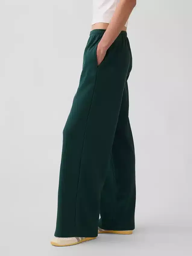 Pantaloni della tuta larghi in felpa Vintagesoft a vita media