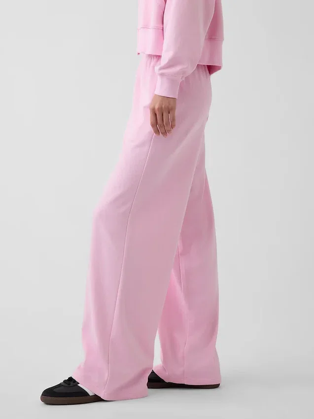 Pantaloni della tuta larghi in felpa Vintagesoft a vita media