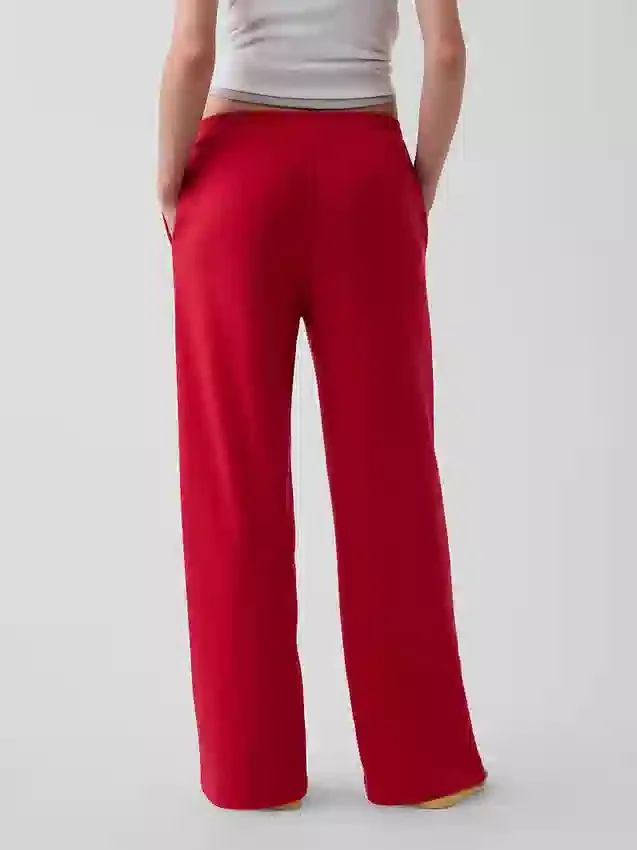 Pantaloni della tuta larghi in felpa Vintagesoft a vita media