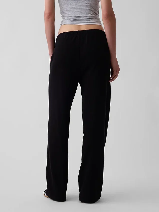 Pantaloni della tuta larghi in felpa Vintagesoft a vita media