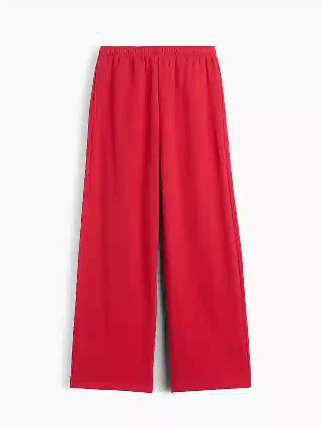 Pantaloni della tuta larghi in felpa Vintagesoft a vita media