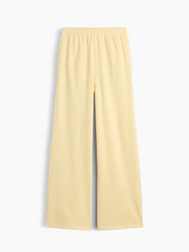 Pantaloni della tuta larghi in felpa Vintagesoft a vita media