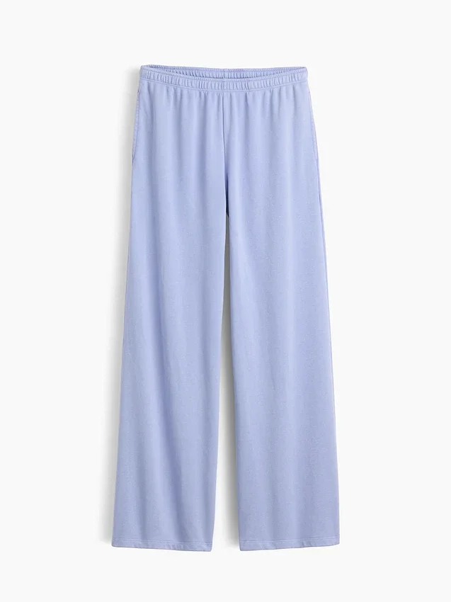 Pantaloni della tuta larghi in felpa Vintagesoft a vita media