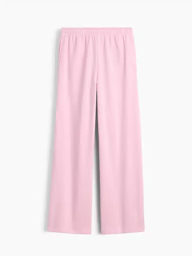 Pantaloni della tuta larghi in felpa Vintagesoft a vita media