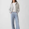 Pantaloni della tuta larghi stampati effetto Jeans