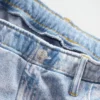 Pantaloni della tuta larghi stampati effetto Jeans