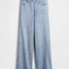 Pantaloni della tuta larghi stampati effetto Jeans