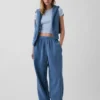 Pantaloni della tuta larghi Vintagesoft per adulti
