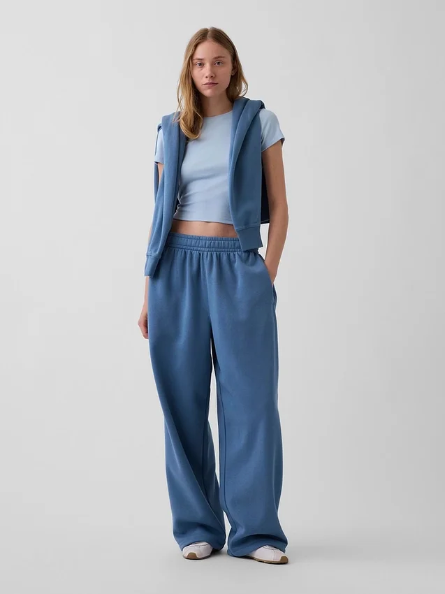 Pantaloni della tuta larghi Vintagesoft per adulti