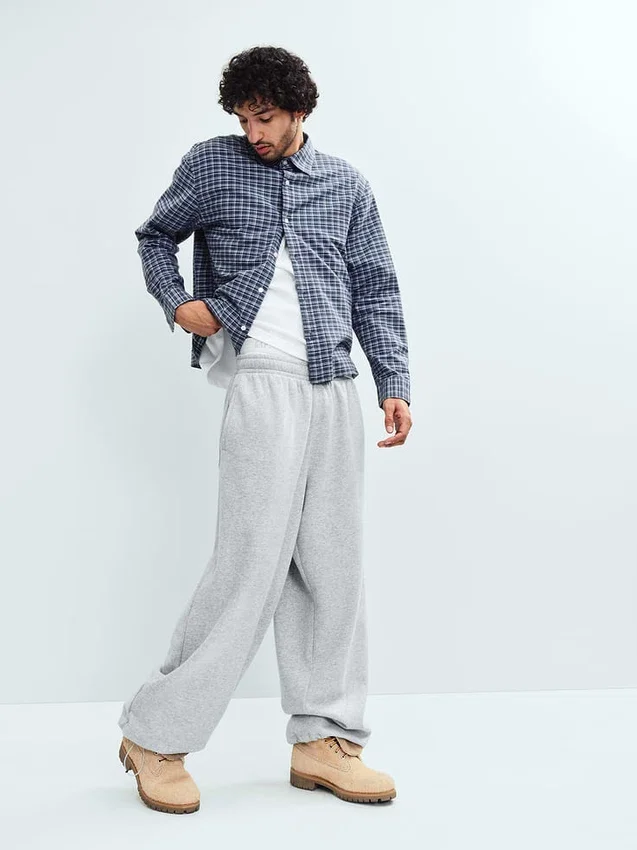 Camicia Oxford dal taglio rilassato e orlo dritto