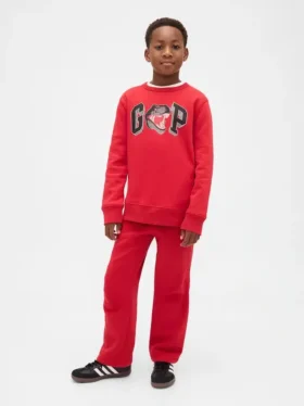 Pantaloni della tuta slim da bambino con logo