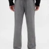 Pantaloni dritti dal taglio morbido in misto lana