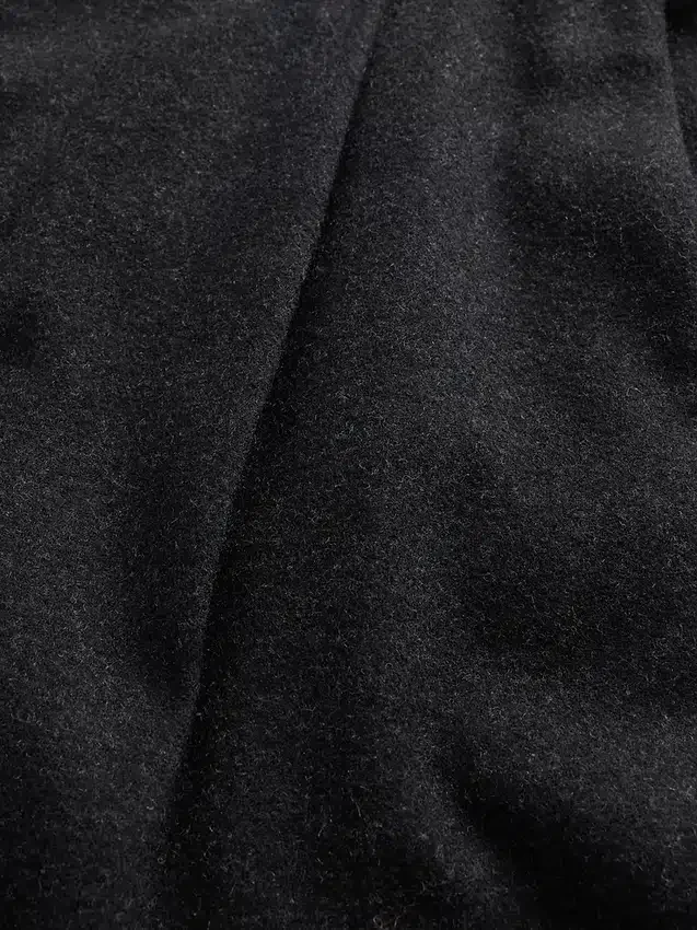 Pantaloni dritti dal taglio morbido in misto lana
