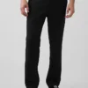 Pantaloni dritti dal taglio morbido in misto lino e cotone