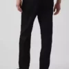 Pantaloni dritti dal taglio morbido in misto lino e cotone