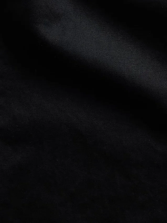 Pantaloni dritti dal taglio morbido in misto lino e cotone