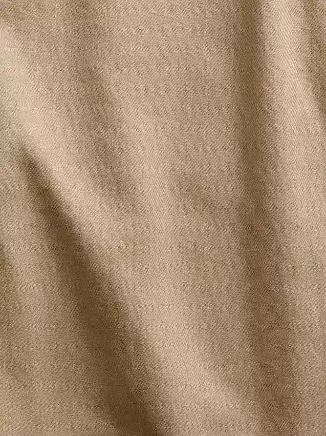 Pantaloni dritti dal taglio morbido in misto lino e cotone
