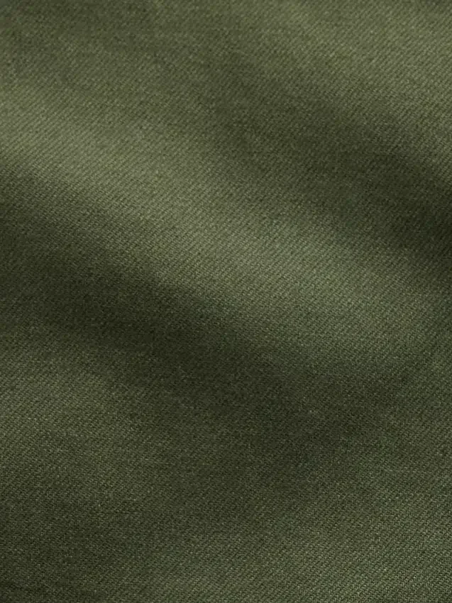 Pantaloni dritti dal taglio morbido in misto lino e cotone