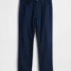 Pantaloni dritti dal taglio morbido in misto lino e cotone