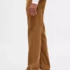 Pantaloni dritti dal taglio morbido in velluto a coste