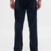 Pantaloni dritti dal taglio morbido in velluto a coste