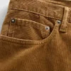 Pantaloni dritti dal taglio morbido in velluto a coste