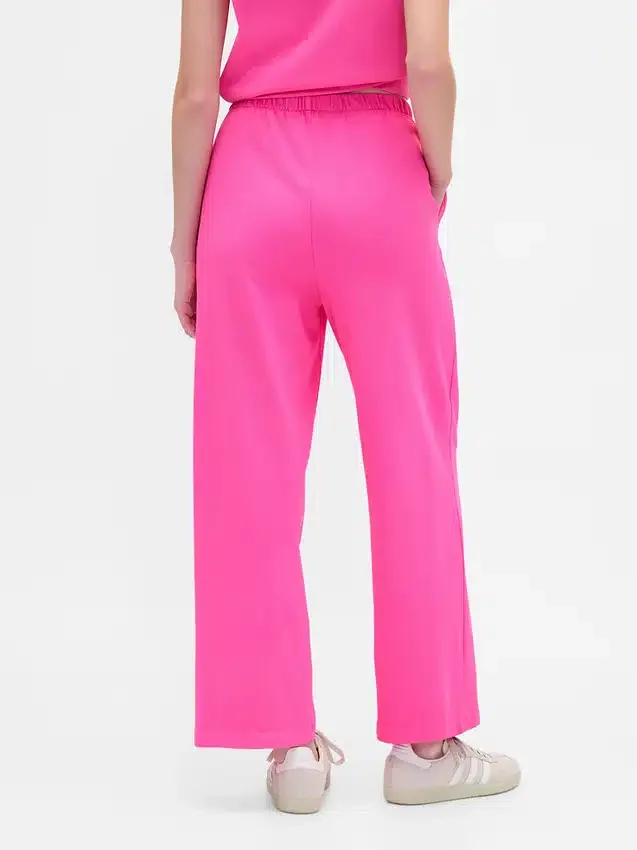 Pantaloni dritti in tessuto pesante