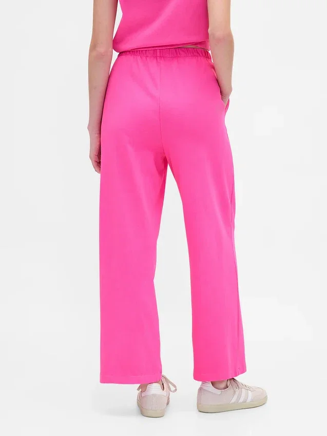 Pantaloni dritti in tessuto pesante