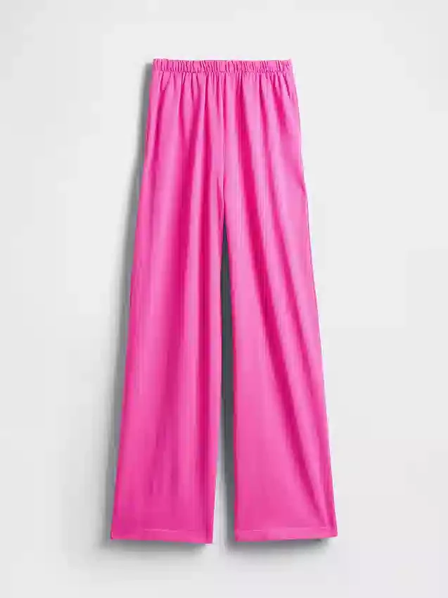 Pantaloni dritti in tessuto pesante
