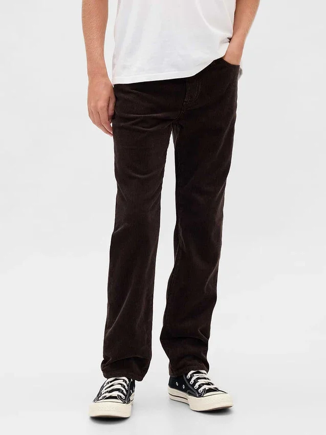Pantaloni dritti in velluto a coste per bambini "90S Original"