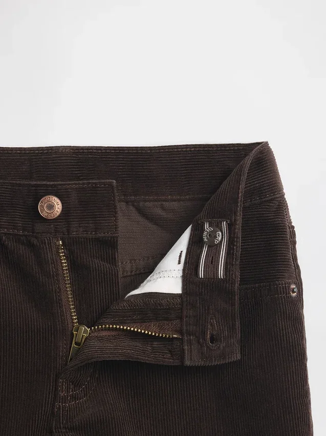 Pantaloni dritti in velluto a coste per bambini "90S Original"
