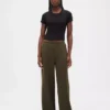 Pantaloni Easy a gamba larga