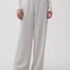 Pantaloni Easy a gamba larga