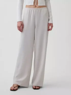 Pantaloni Easy a gamba larga