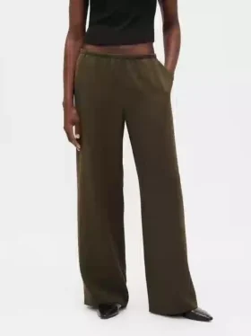 Pantaloni Easy a gamba larga