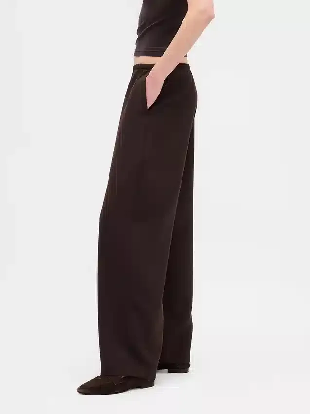Pantaloni Easy a gamba larga
