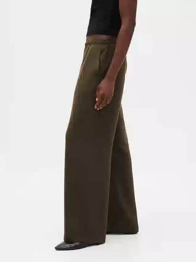 Pantaloni Easy a gamba larga