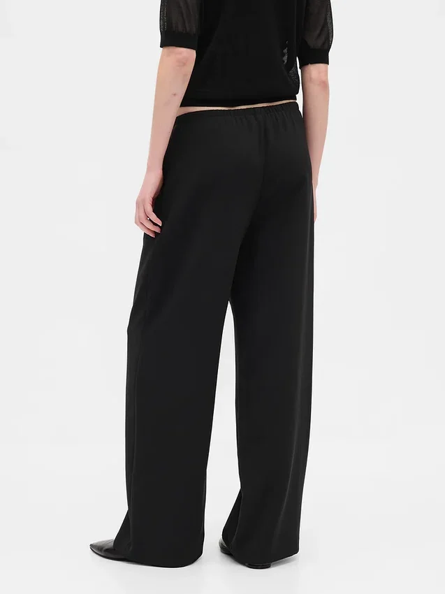Pantaloni Easy a gamba larga