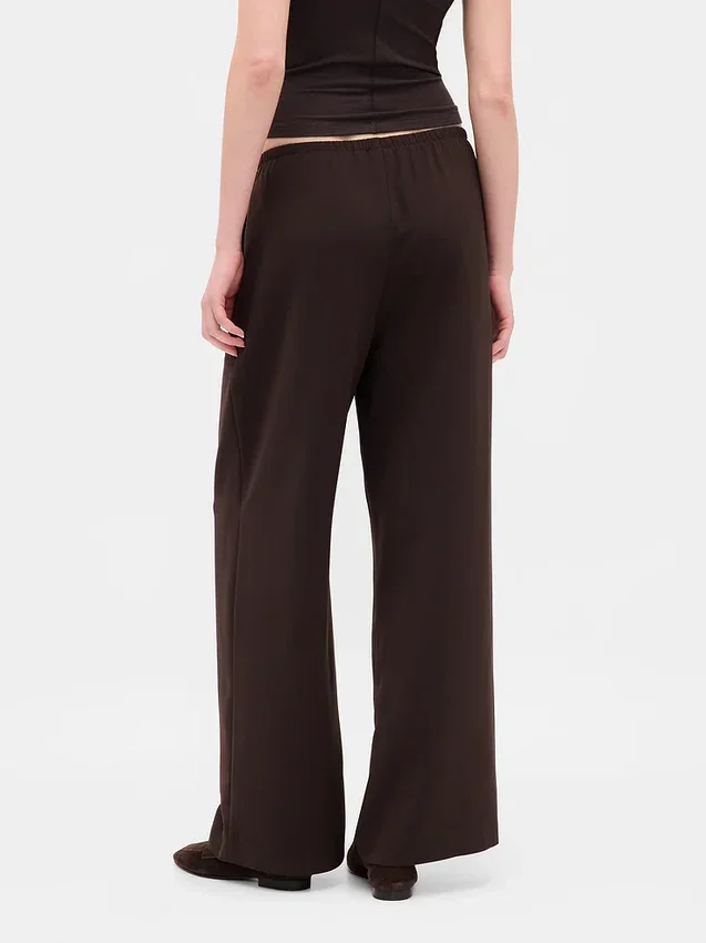 Pantaloni Easy a gamba larga