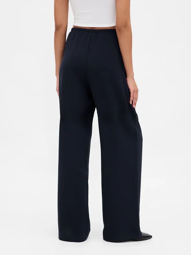 Pantaloni Easy a gamba larga