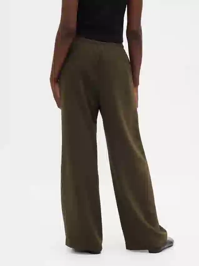 Pantaloni Easy a gamba larga