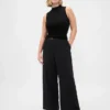 Pantaloni Easy a gamba larga