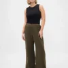 Pantaloni Easy a gamba larga