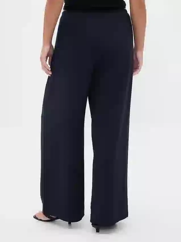 Pantaloni Easy a gamba larga