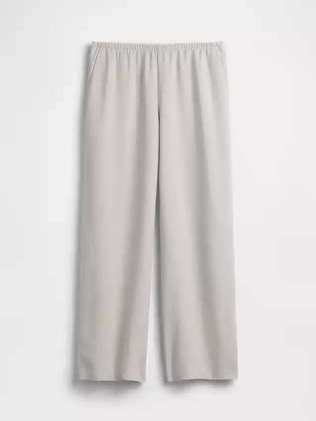 Pantaloni Easy a gamba larga