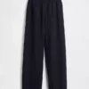 Pantaloni Easy a gamba larga