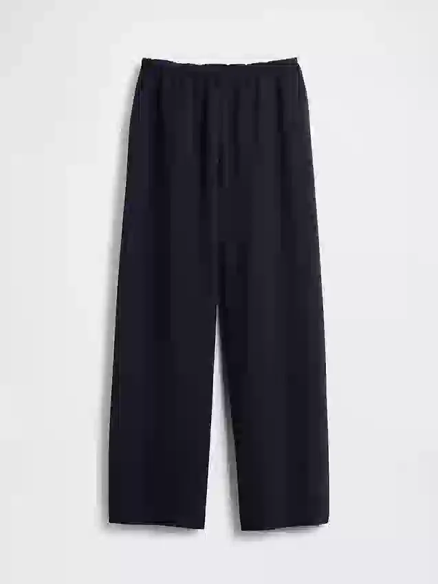 Pantaloni Easy a gamba larga