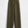 Pantaloni Easy a gamba larga