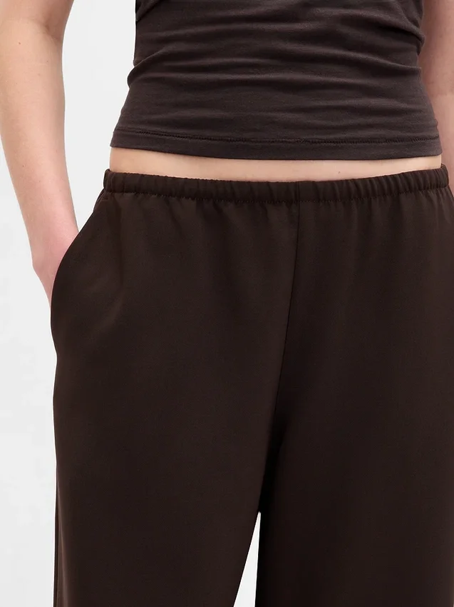Pantaloni Easy a gamba larga